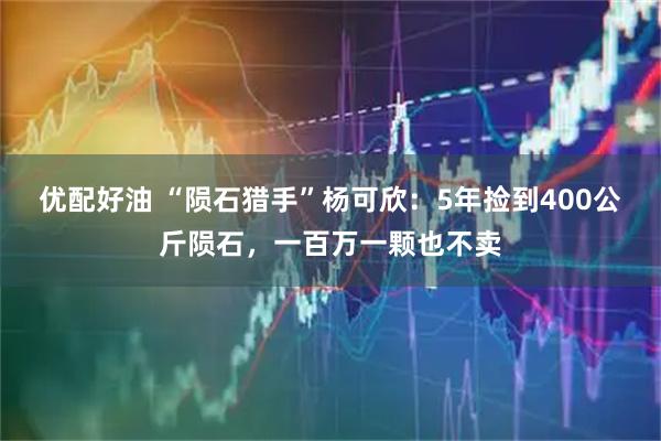 优配好油 “陨石猎手”杨可欣：5年捡到400公斤陨石，一百万一颗也不卖